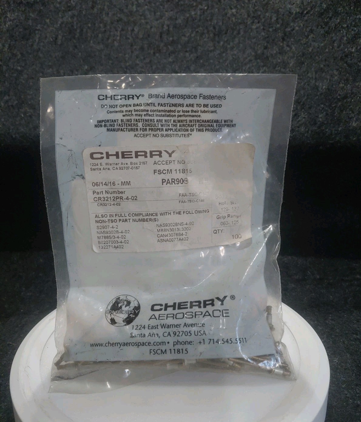 CHERRYMAX CR3212-4-02 Blind Rivet CHERRYMAX CR3212-4-02 Blind Rivet