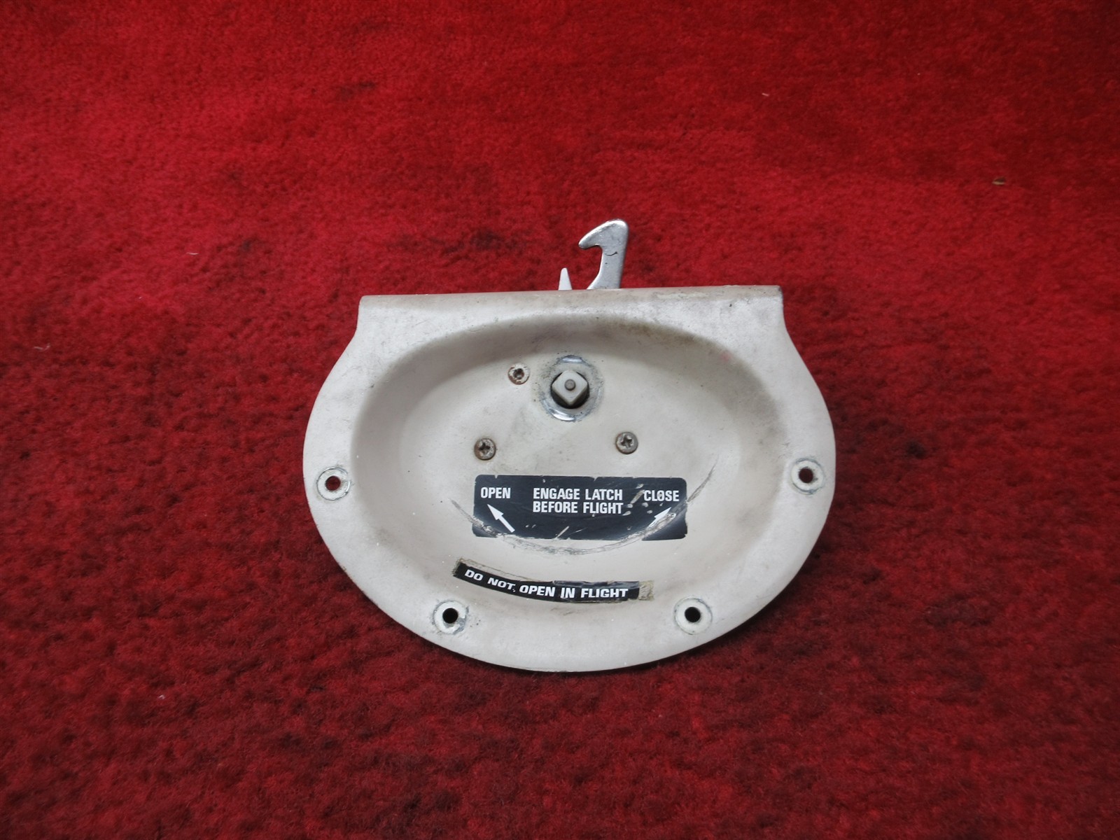 Piper PA-32-300 Cherokee Six Cabin Door Auxiliary Latch PN 63034-02, 63034-002 Piper PA-32-300 Cherokee Six Cabin Door Auxiliary Latch PN 63034-02, 63034-002
