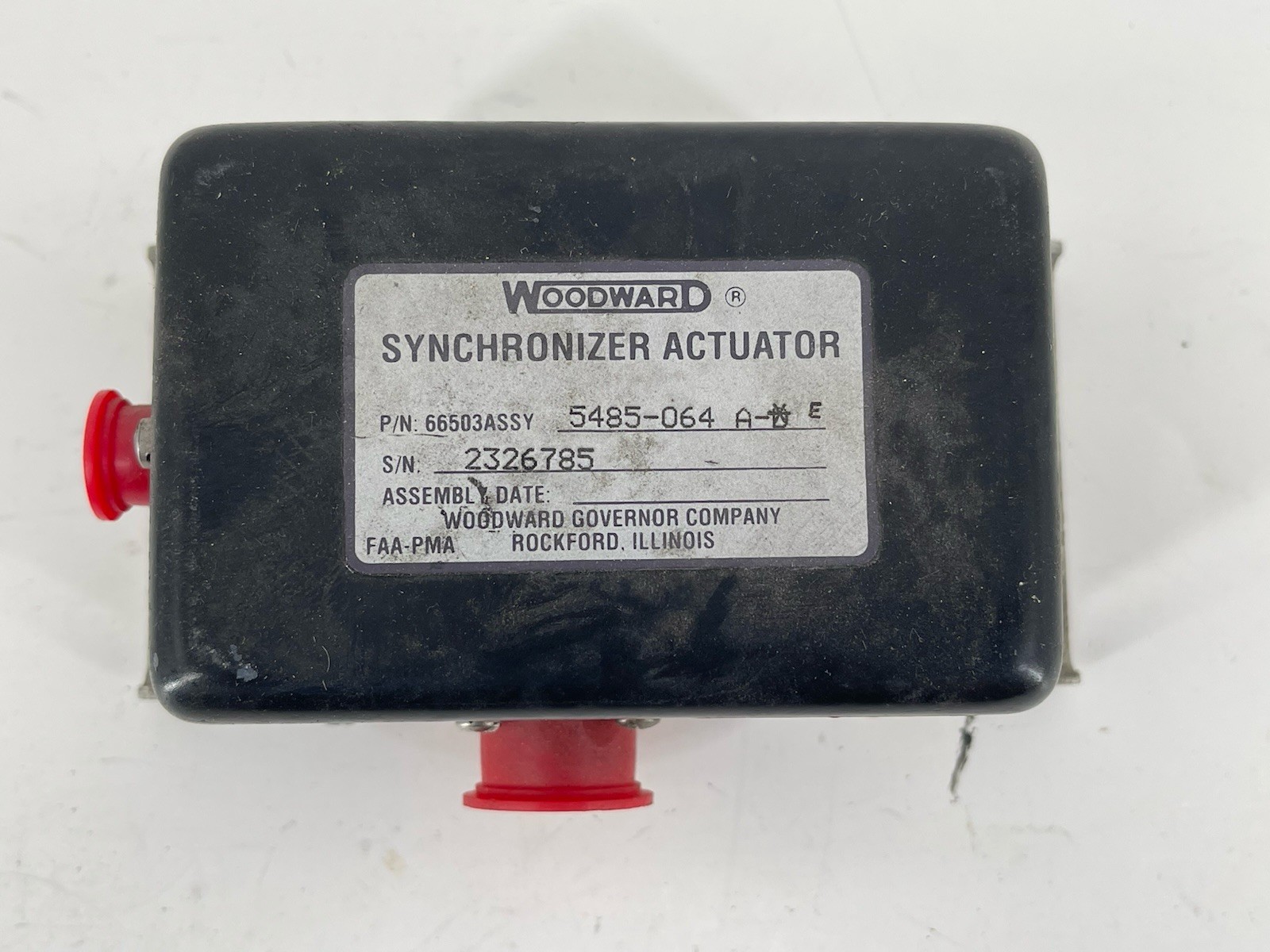 Woodward 5485-064 Synchronizer Actuator Canadair Challenger Aircraft