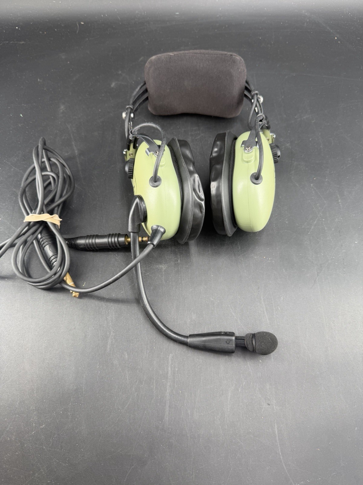 David Clark H10 13 S Aviation Headset Communication Pilot FOR REPAIR ONLY PARTS