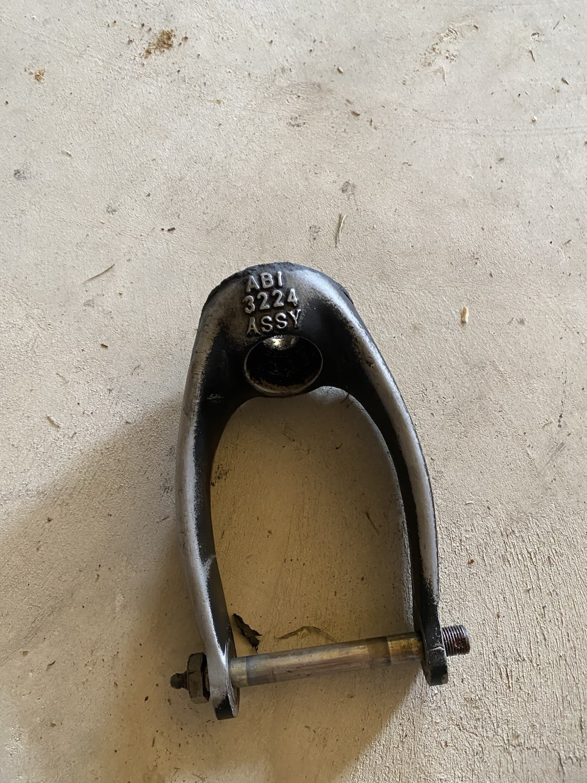 Scott 3200 Fork and Axle Scott 3200 Fork and Axle