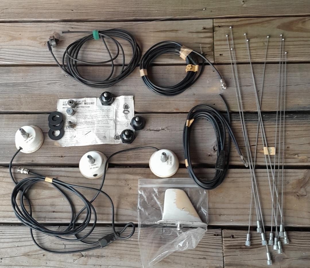 Misc large lot Aviation aircraft antenna mounts cables transducer DME USA made Misc large lot Aviation aircraft antenna mounts cables transducer DME USA made