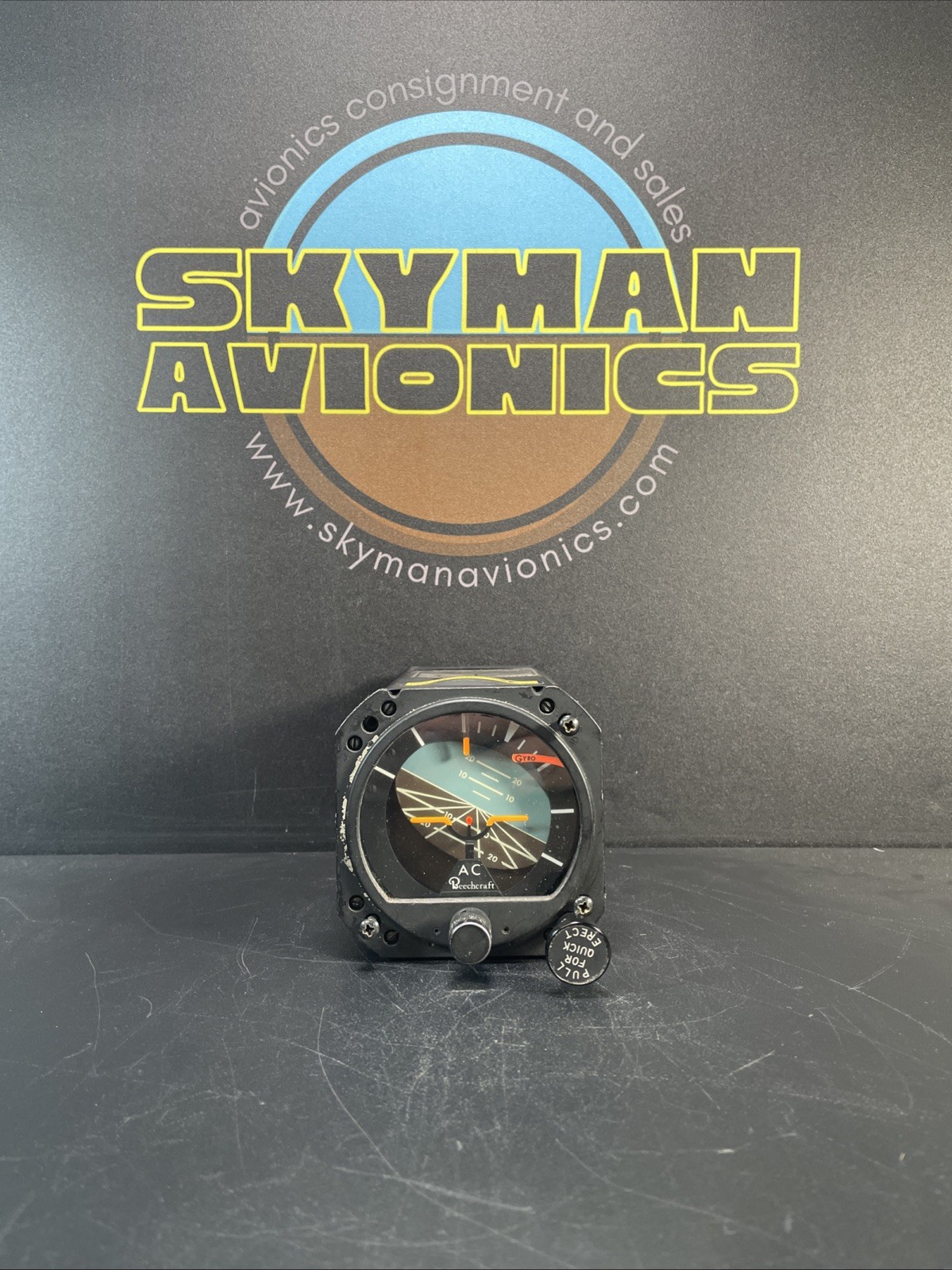 Aviation Instrument MFG Attitude Indicator - 504-0021-90 Aviation Instrument MFG Attitude Indicator - 504-0021-90