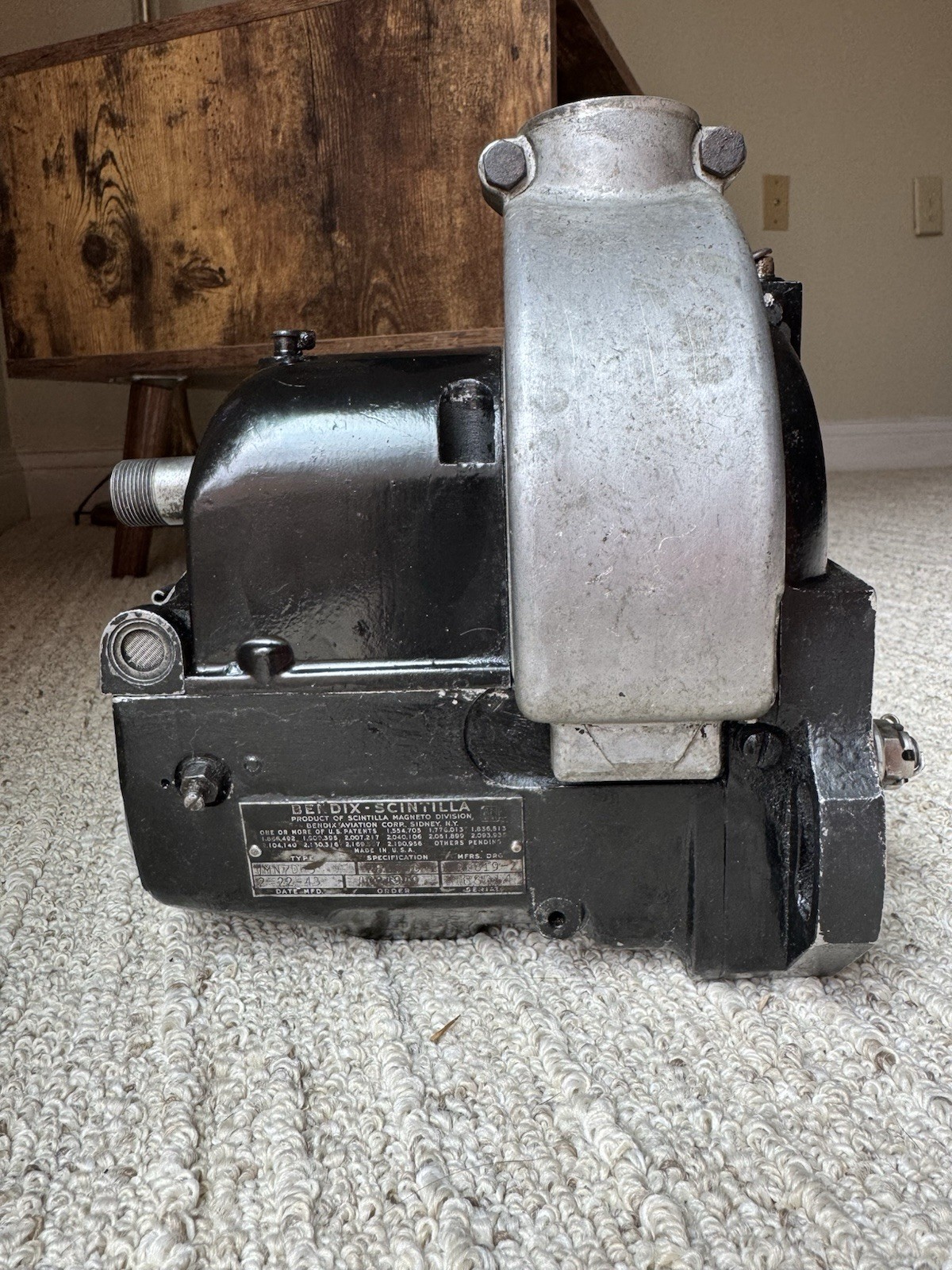 Bendix Scintilla Jacobs Radial Engine Magneto VMN7DF-5 Aircraft Bendix Scintilla Jacobs Radial Engine Magneto VMN7DF-5 Aircraft