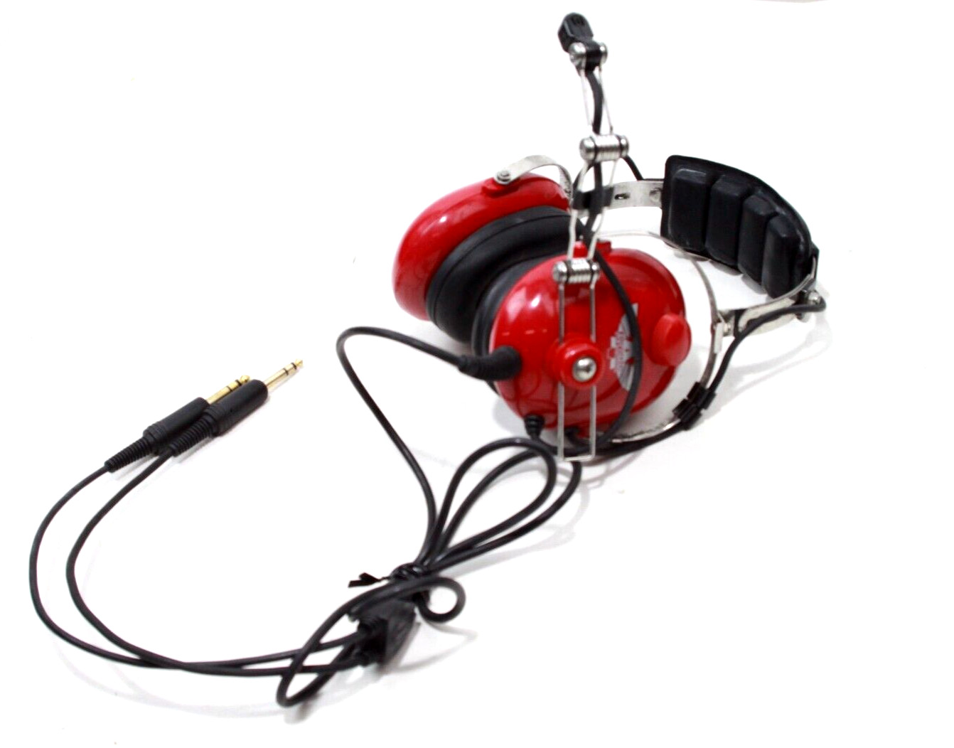 Aviation Communication Headset Model AC-250 Red Color Aviation Communication Headset Model AC-250 Red Color