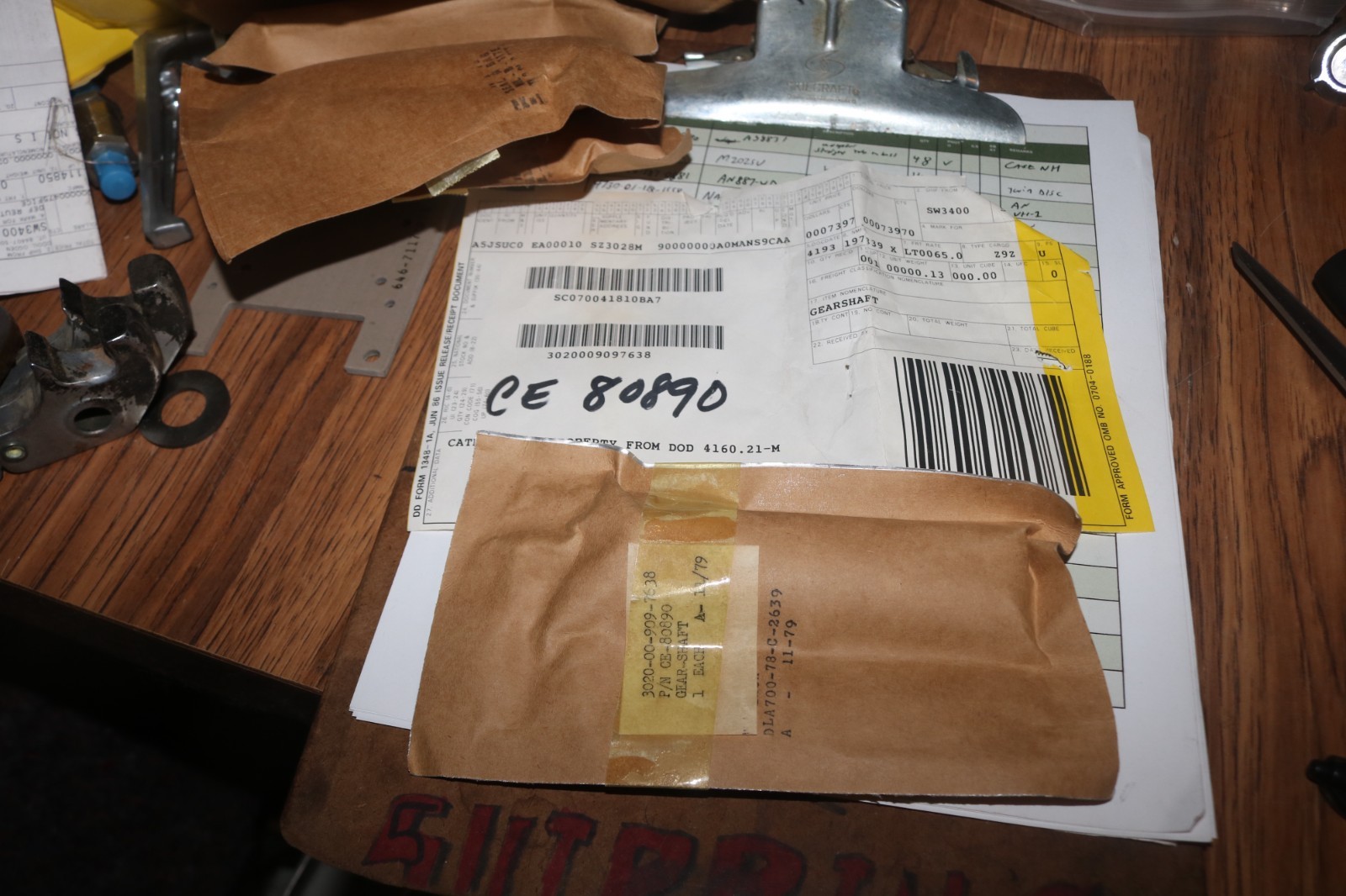 NOS Goodrich MFP180-3 Fuel pump gear shaft PN 80890 CH-54 Skycrane JT12A