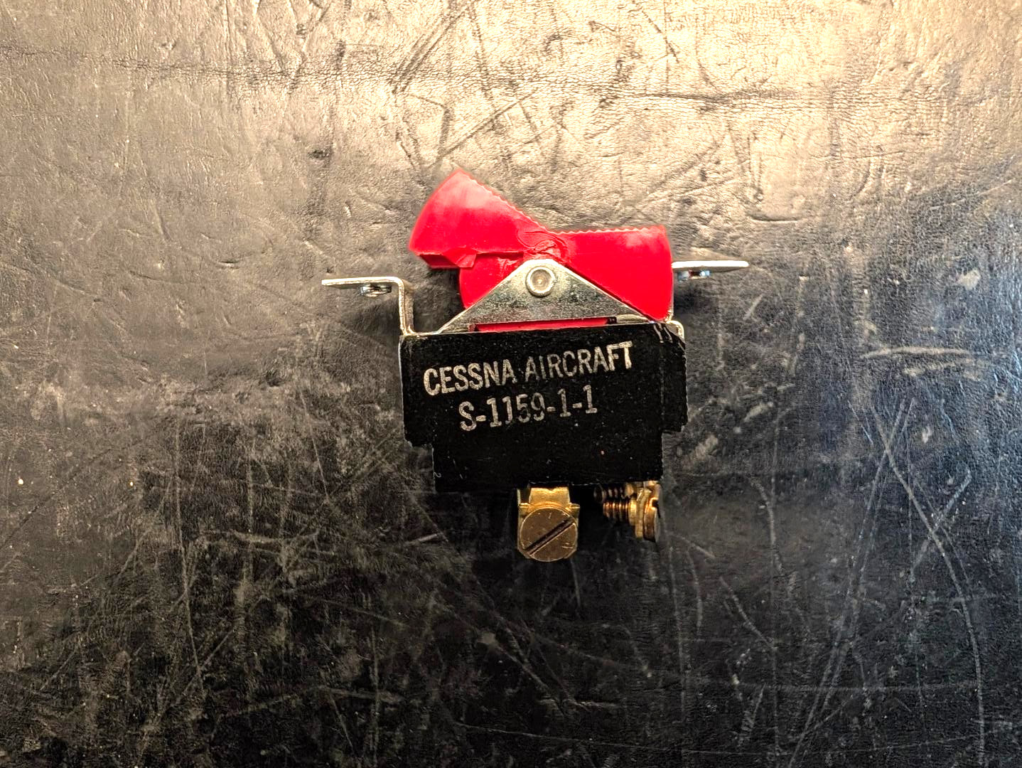 Cessna Rocker Switch, P/N: S-1159-1-1 Cessna Rocker Switch, P/N: S-1159-1-1