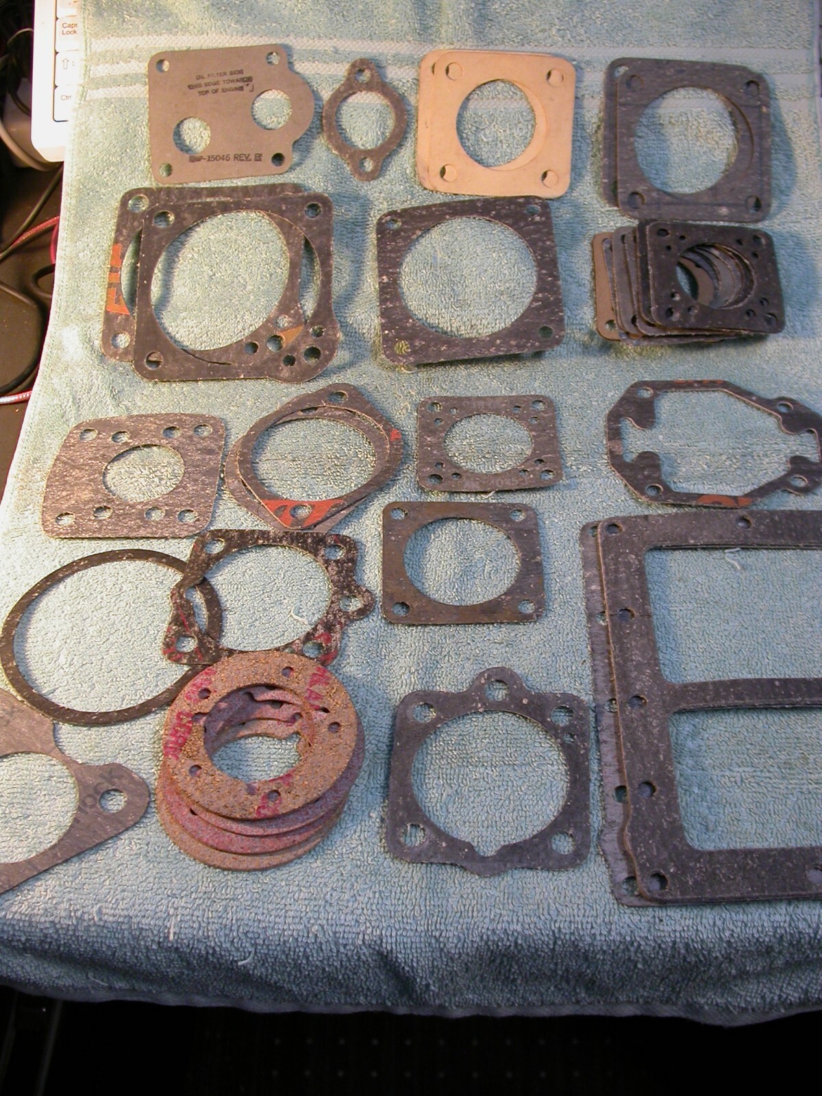 Cessna gaskets large lot misc as pictured Cessna gaskets large lot misc as pictured
