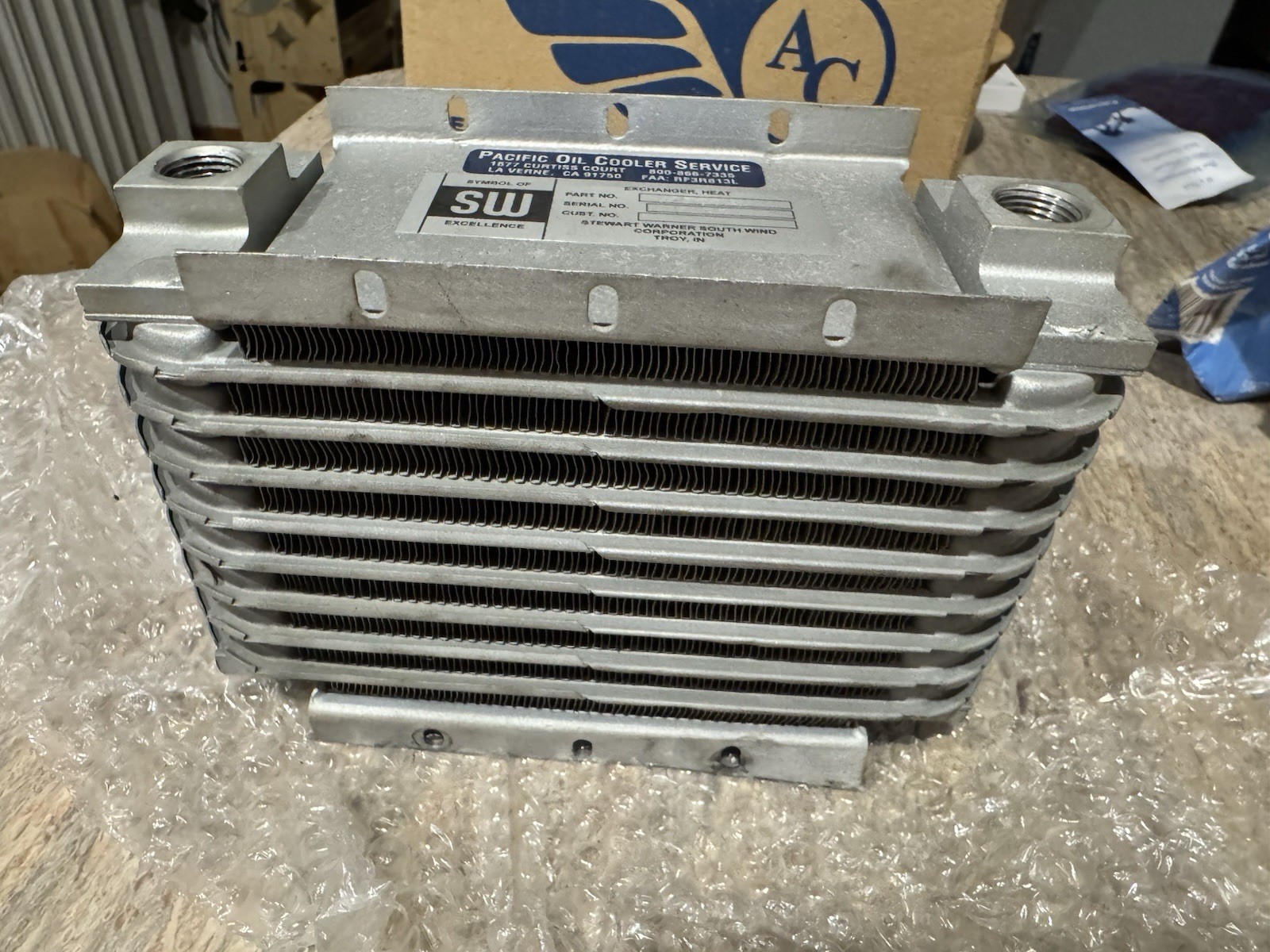 Aero-Classics Overhauled Oil Cooler For Cessna 172N (O-320-H2AD) PN: 10599A Aero-Classics Overhauled Oil Cooler For Cessna 172N (O-320-H2AD) PN: 10599A