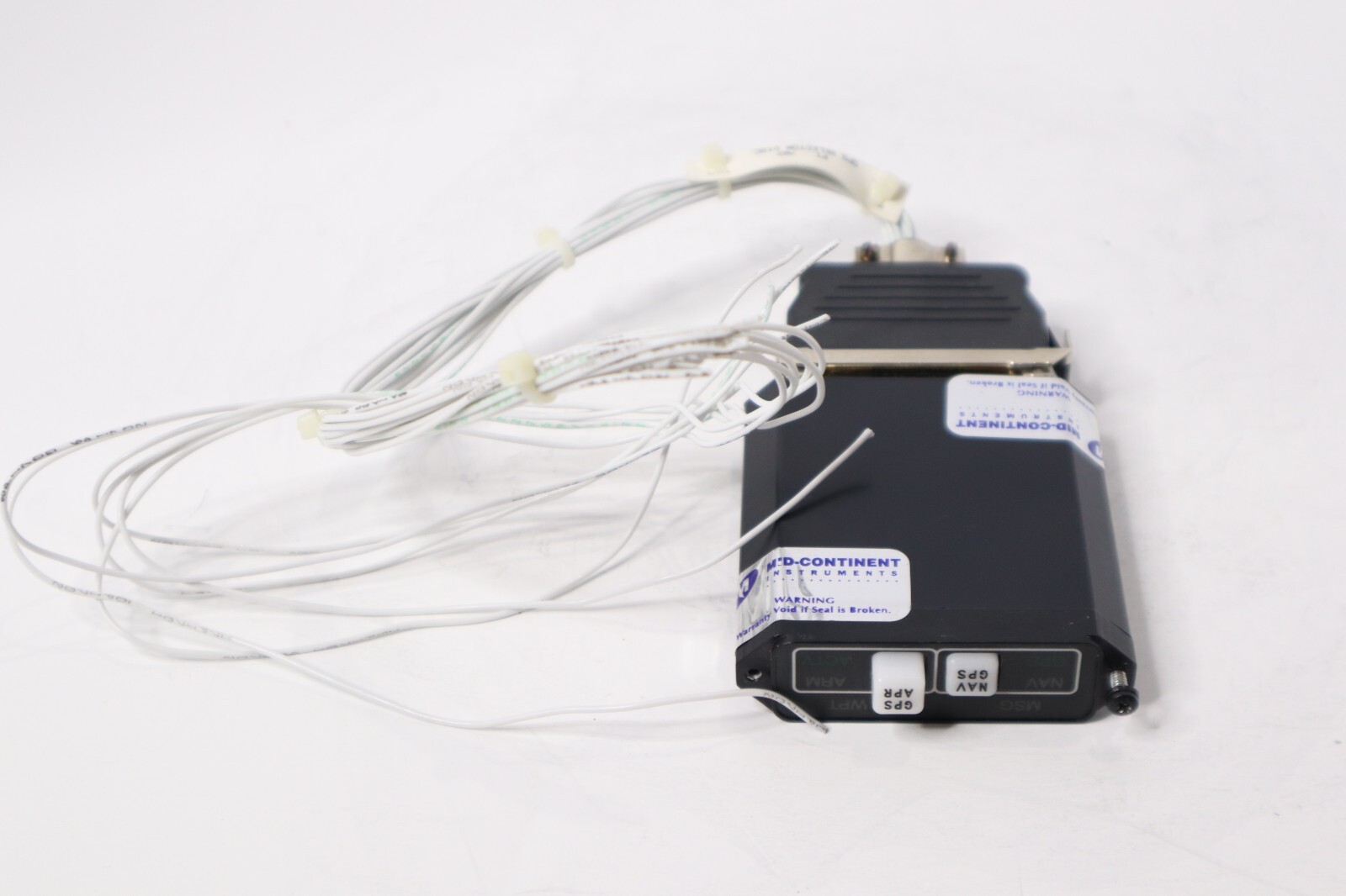 MID-CONTINENT Instrument MD41-228 GPS Annunciation Control Unit w/ Connector 28V MID-CONTINENT Instrument MD41-228 GPS Annunciation Control Unit w/ Connector 28V