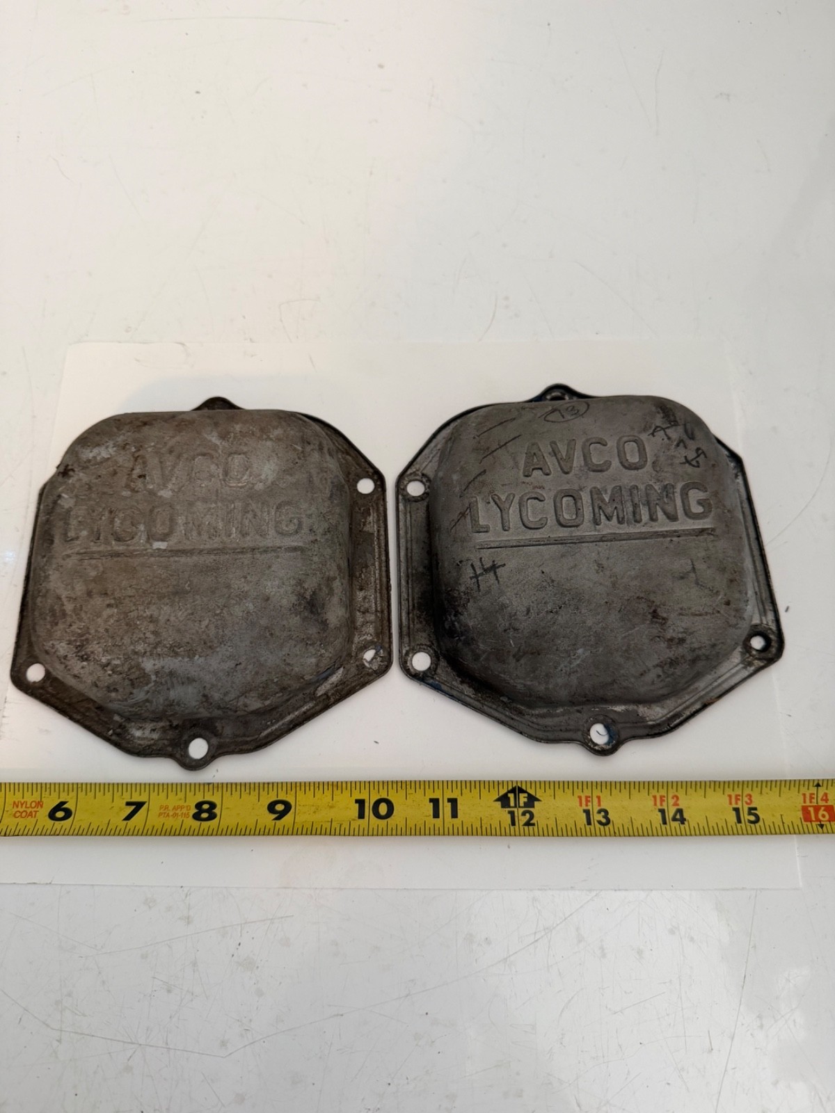 VINTAGE AVCO LYCOMING #61247 VALVE ROCKER COVERS VINTAGE AVCO LYCOMING #61247 VALVE ROCKER COVERS