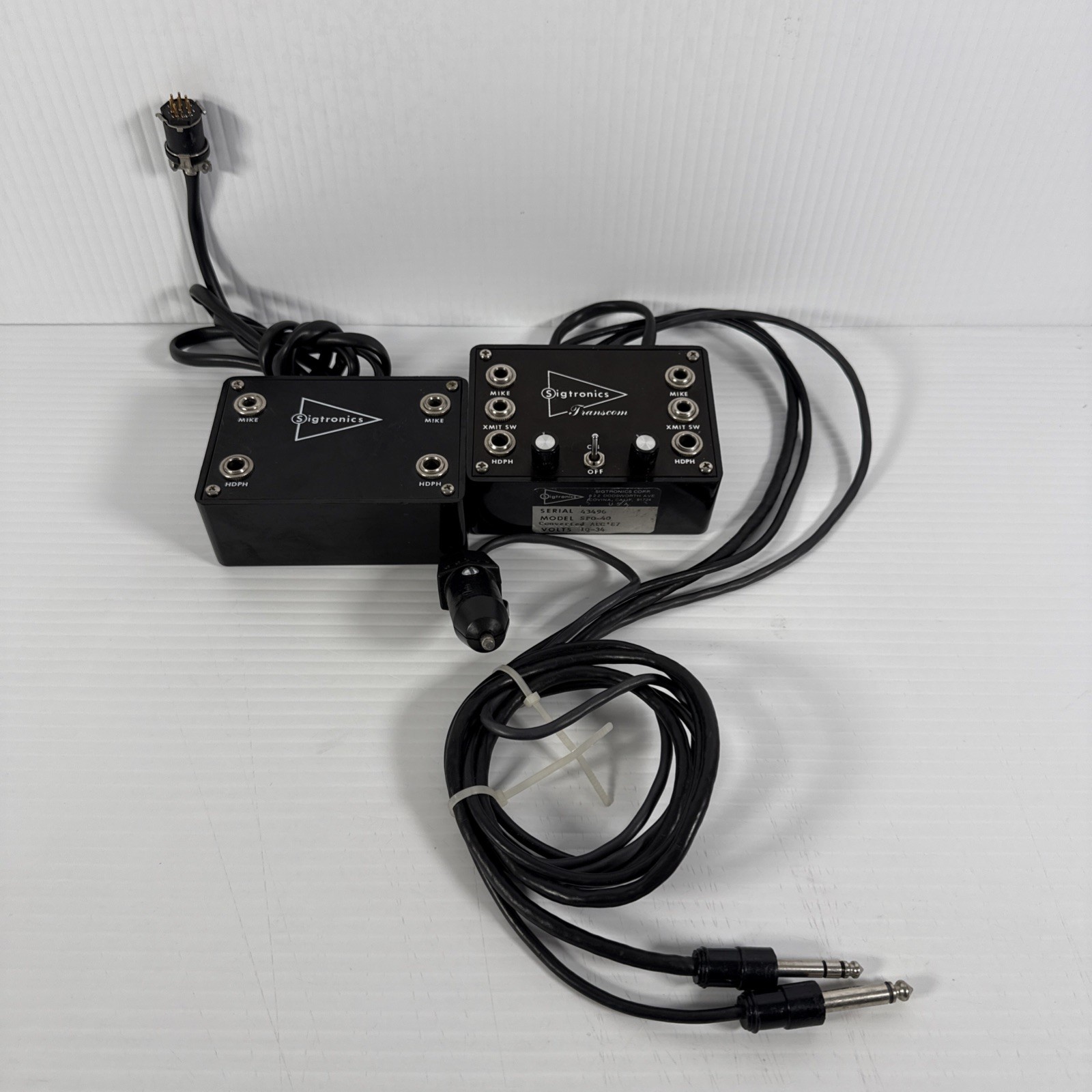 Sigtronics SPO-40 4 Way Transcom Sigtronics SPO-40 4 Way Transcom