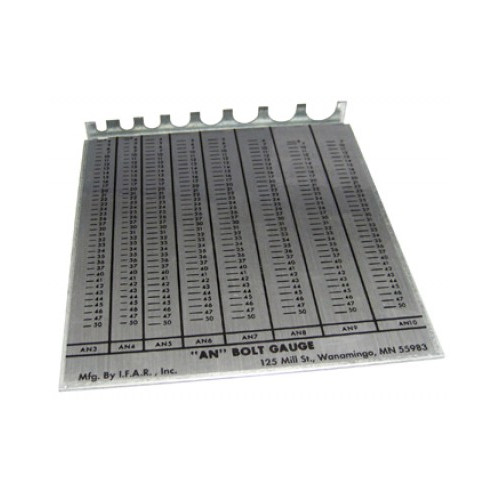 AN Bolt Gauge - Metal 1350 AN Bolt Gauge - Metal 1350