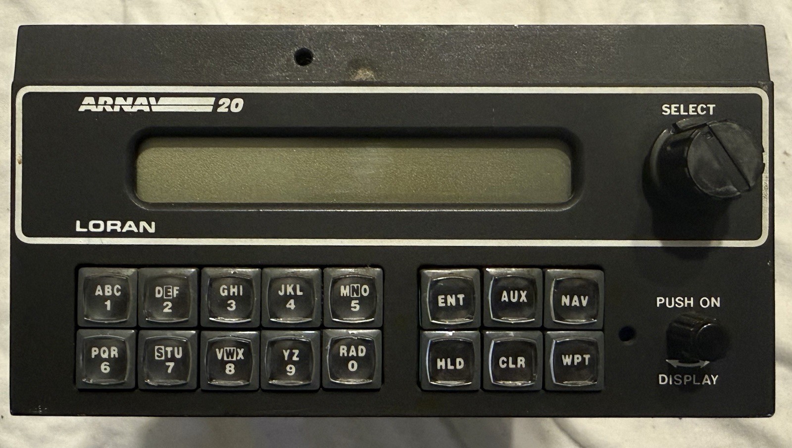 Vintage ARNAV 20 Loran-C Aircraft Navigation Receiver P/N 453-0093 Avionics Vintage ARNAV 20 Loran-C Aircraft Navigation Receiver P/N 453-0093 Avionics
