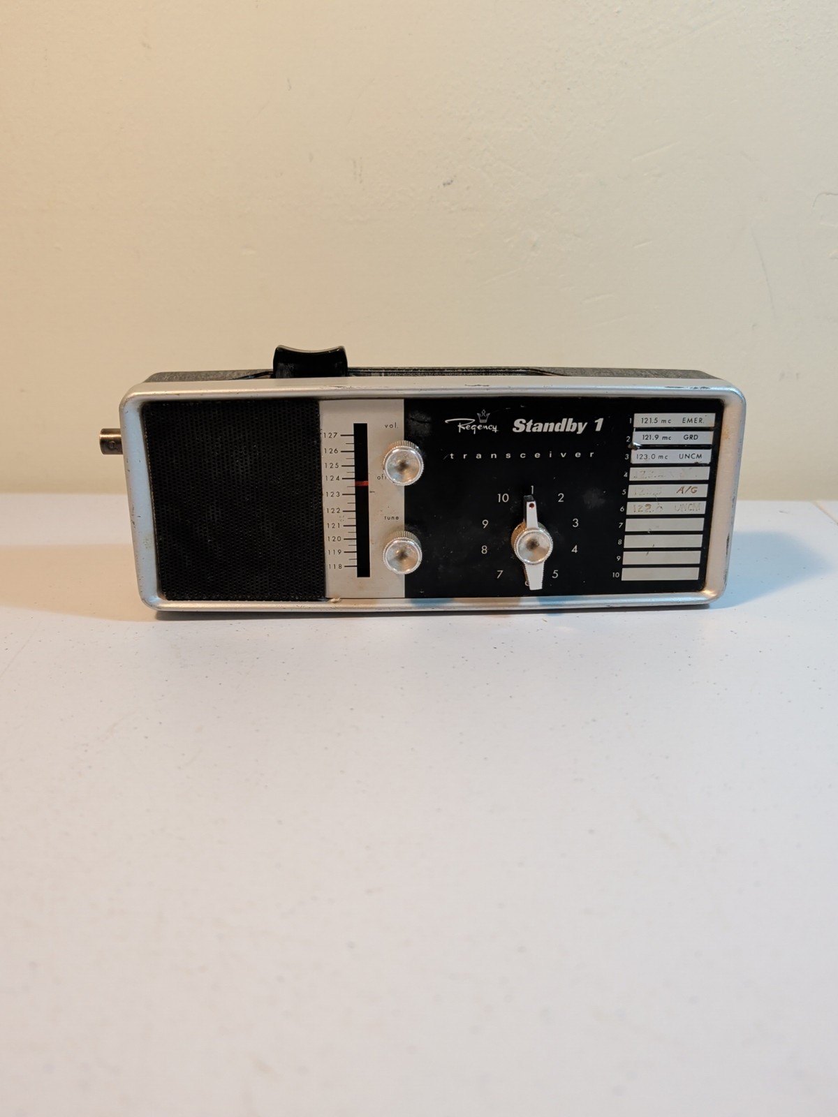 Regency Standby 1 Aviation Transceiver Untested