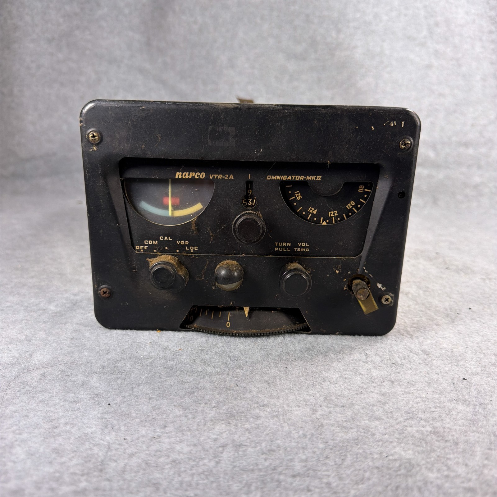 NARCO Omnigator MKII, VTR-2A Transmitter Vintage Avionics NARCO Omnigator MKII, VTR-2A Transmitter Vintage Avionics