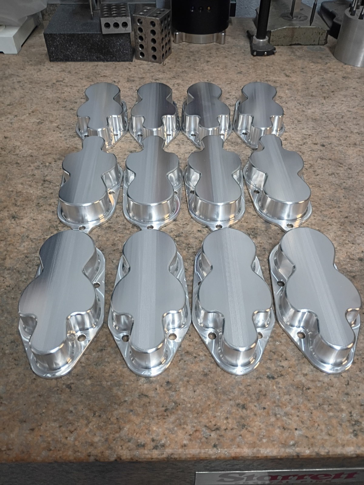 12 Continental GTSIO 520 Aluminum Valve Covers