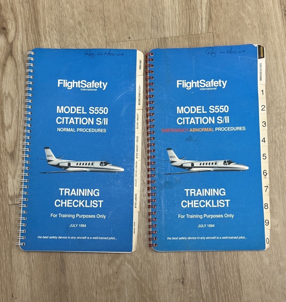 FlightSafety Citation S/II Model S550 Normal & Emergency Abnormal Procedure