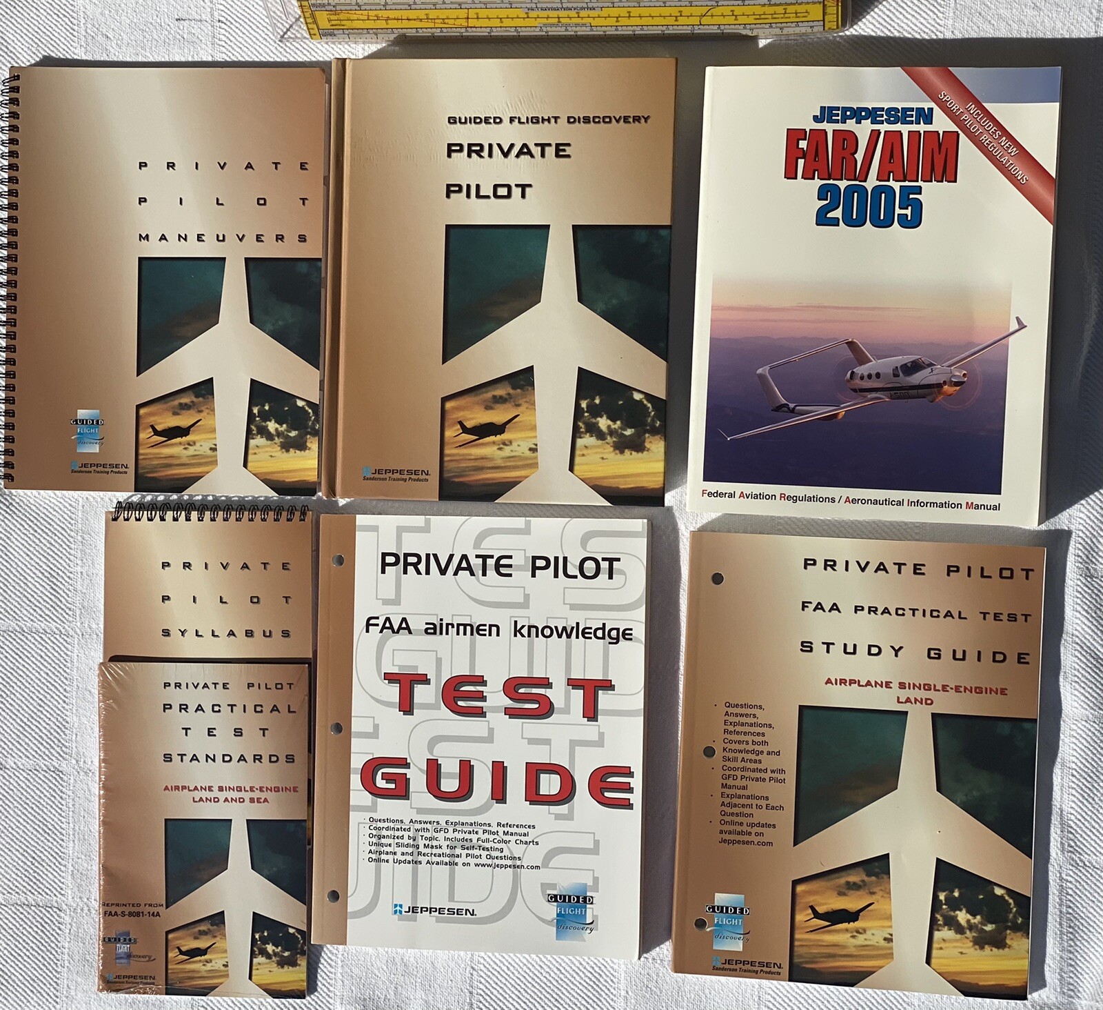 Jeppesen Private Pilot Kit Complete Set Including FAR/AIM 2005 Pilot Training