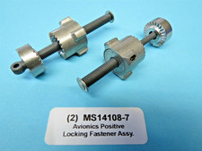 (2) Mil-Standard MS14108-7 Bolt Clamp Assembly Avionics M85371/1-7, ST9M454-4-3 picture