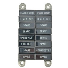 Vintage Master Specialties MSC Tellite Aircraft Warning Indicator Light Assembly picture