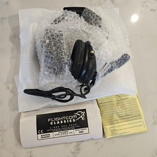 Flightcom 4DX Classic Over-Ear Aviation Headset Black Wired Adjustable Headband picture