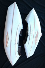 Vtg 1970s Cessna 150 Airplane Wheel Fairings Pants Or Covers Front & 1 Rear picture