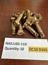 Qty-10 NAS1105-11D High Shear Bolt. New. DC49 D349 picture