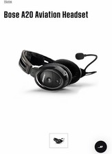 Bose A20 Aviation Headset with Microphone New In Box picture