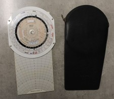 Vintage Aristo-Aviat G No. 617 Flight Computer Navigation Whiz Wheel W/ Case picture