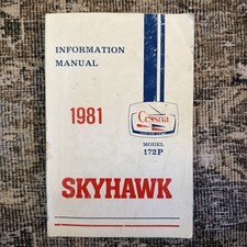 1981 Cessna 172P Skyhawk Information Manual picture