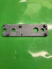 BOEING 707 10-60424-434 COCKPIT LIGHT PLATE *NS* VINTAGE picture