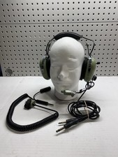 David Clark H10-40 Aviation Dual Plug Headset, Mic & C10-15 Push To Talk Switch picture