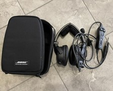 Bose A20 Aviation Headset with Bluetooth & Dual Plug Cable Black picture