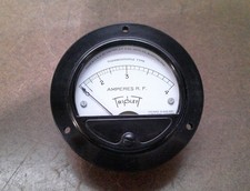 VINTAGE AMP METER BY TRIPLETT AMMETER P/N 341-T NEW picture