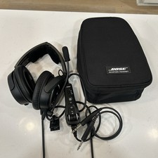 Bose A20 Aviation Headset with Bluetooth and Dual Plug Cable Black picture