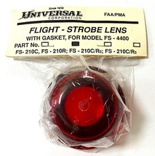 New Universal Flight - Strobe Lens FS-210R Aviation Red w/ Gasket for FS-4400 picture