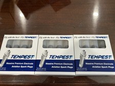 Set of 12 Tempest UREM40E Aviation Spark Plugs picture