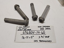 (12) 69680V-14-60 Aerospace Bolt Extreme High Strength H11 Steel 7/8