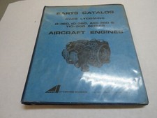 Vintage Avco Lycoming Aircraft Engine Parts Manual ~ O IO AIO TIO 360 Series picture