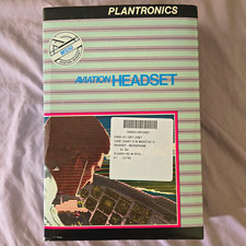 PLANTRONICS Boeing Pilot Aviation Headset with User Guide MS50/T30 Vintage Rare picture