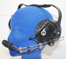 Vintage ACOMM A-comm Aviation Headset w/ MIC, UNTESTED parts/repair picture