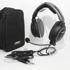 Good Bose A20 Bluetooth Dual Plug Aviation Headset - w/ Flight Bag BUNDLE picture