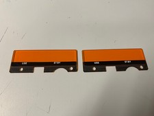 King KX-155 KX155 PAIR Recessed Amber Lens Kx 155 Made In USA picture