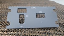 Fokker 100 APU Fire Control Panel Faceplate / Light Plate | P/N 76412-041 picture