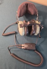 David Clark H10-13X Aviation Headset ENC ANR Dual GA Plugs XL-9V Module Untested picture